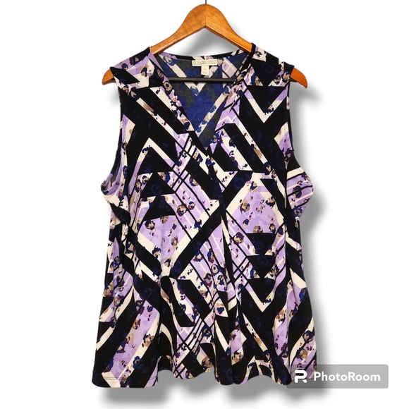 Dana Buckman XL Ladies V-neck Top - Picture 1 of 9